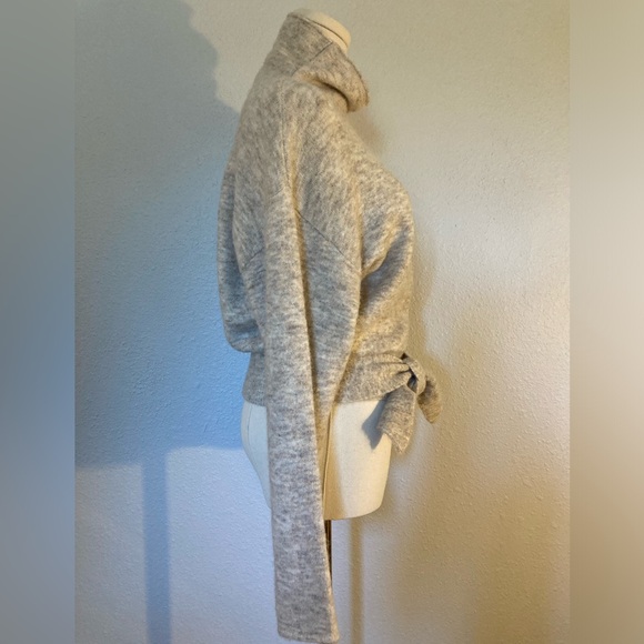 Wilfred Lorin Mock Neck Sweater with Tie Size Small - Picture 4 of 12